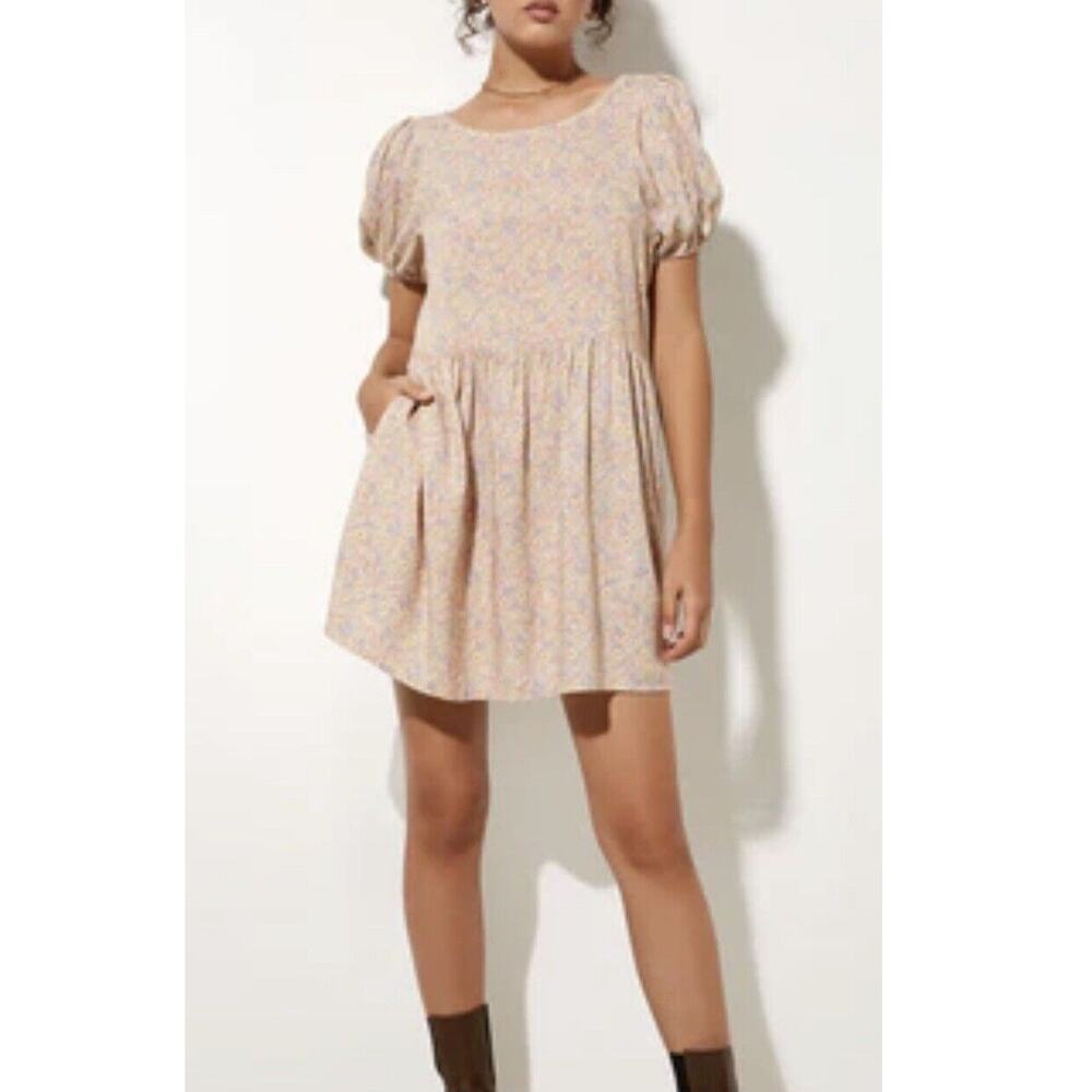 Floral Puff Sleeve Dress